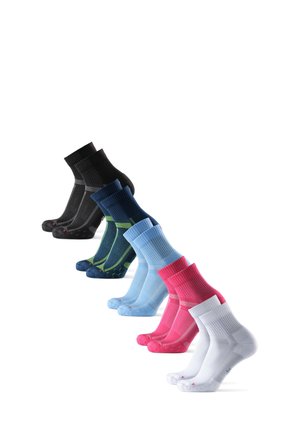 LONG DISTANCE  5 PACK - Chaussettes de sport - mottled light pink