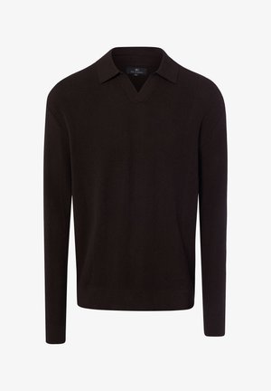 Nils Sundström, NILS SUNDSTRÖM PULLOVER - Maglione - schoko