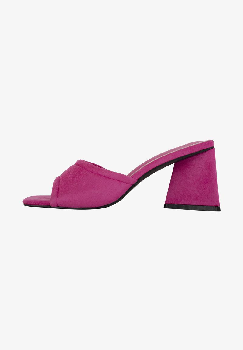 South Beach ANGULAR HEE - Heeled mules - pink