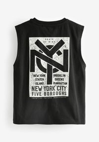 Next GRAPHIC TANK 2 PACK REGULAR FIT - Top - black ecru
