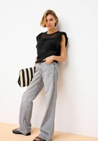 Next FRILL SLEEVE REGULAR FIT - Blūze - black