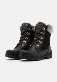 Panama Jack TUSCANI - Botins de atacadores - black