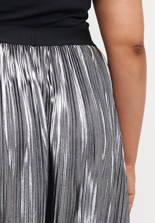 CARSHIVER PLISSE SKIRT - Pleated skirt - silver4