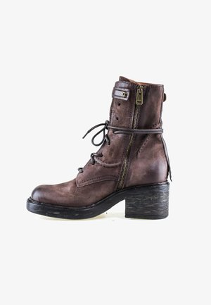 A.S.98, SOLACE - Bottines de cowboy / motard - coffee