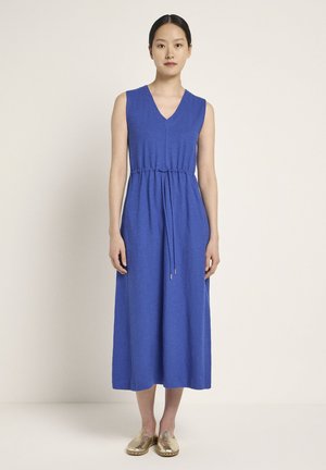 Jersey dress - electric blue