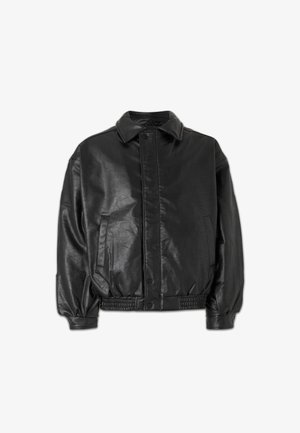 Vertere Berlin RACING JACKET UNISEX - Bunda z nepravej kože - black