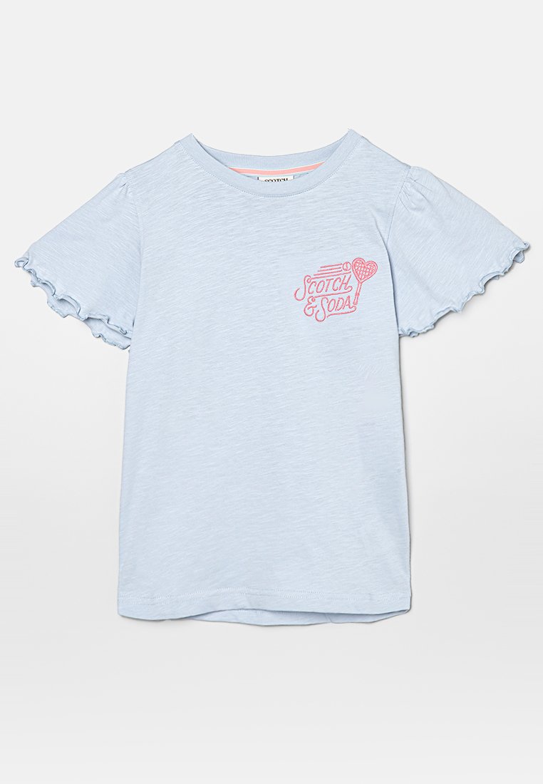 Scotch & Soda T-shirt print blauw Scotch & Soda T-shirt print blauw