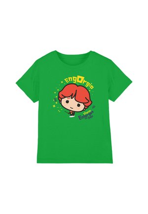 Warner Brothers, HARRY POTTER RON WEASLEY ENGORGIO CHARM UNISEX - Print T-shirt - dark green