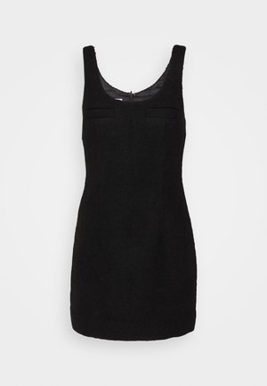 ALASKA SHORT DRESS - Egyenes szabású ruha - black