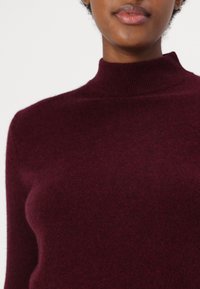 pure cashmere MOCKNECK - Pulóver - burgundy
