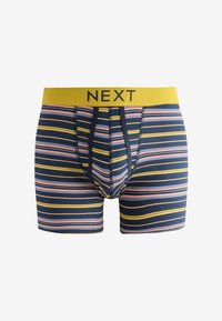 Next A FRONTS 10 PACK - Boxer alsónadrág - navy blue orange spot stripe