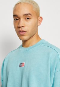 Tommy Jeans SKATER TIMELESS CREW - Mikina - ocean tide
