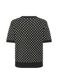 Soaked in Luxury Triko s potiskem - black w sandshell dot