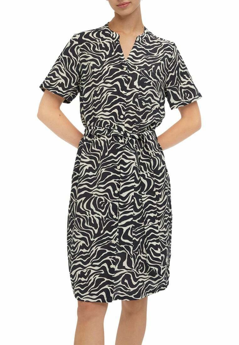 Object Skjortekjole - noir/sort - Zalando.dk