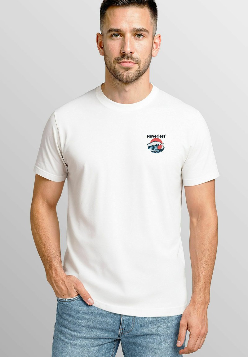 Camiseta Vintage Hombre Neverless Neverless Camiseta Vintage Para Hombre, Diseño Retro Con Camiseta Neverless Legend Ala