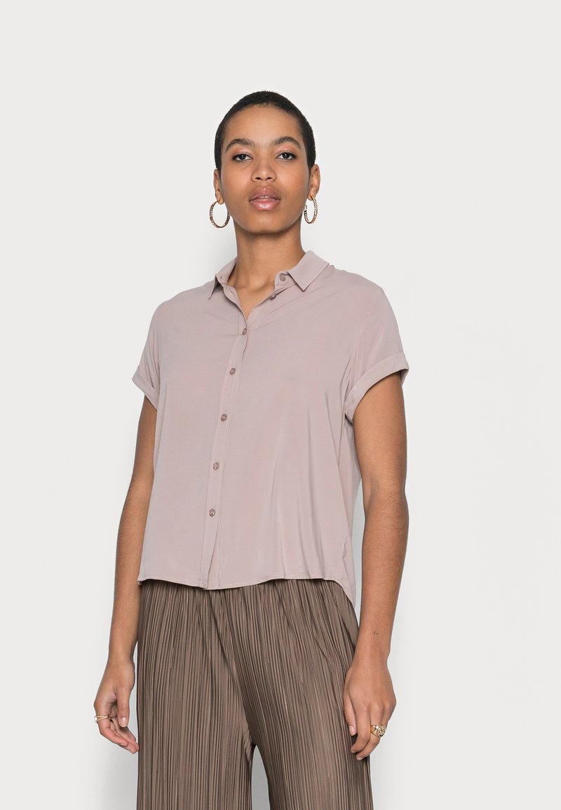 Samsøe Samsøe MAJAN SHIRT - Blusa com botões - bark