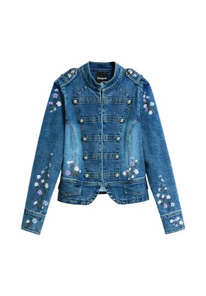 Desigual, LACROIX - EMBROIDERED JACKET M C LACROIX . - Giacca di jeans - blue