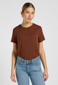 Lee PERFECT TEE - T-shirts basic - luxe brown