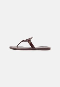 MILLER - T-bar sandals - deep burgundy
