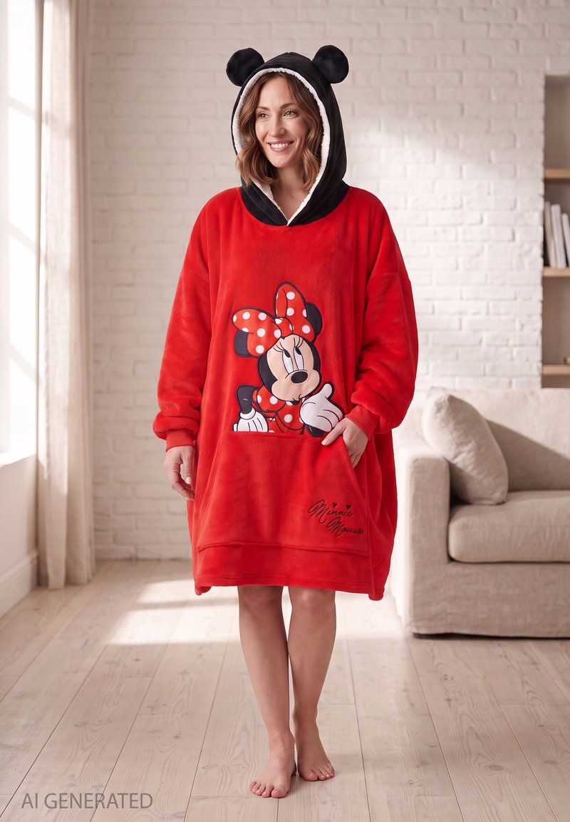 minnie mouse dressing gown ladies Disney HOODIE MIT OHREN KUSCHEL - - rot/red summer sales 2026