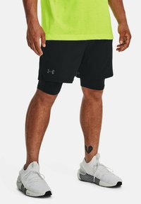 Under Armour - VANISH 2IN1 - Sportiniai šortai - black Miniatiūros vaizdas 1