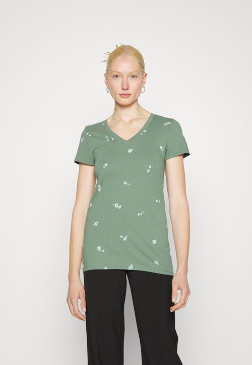 ONLY ONLKITA LIFE - T-shirt con stampa - cabernet/rosso scuro