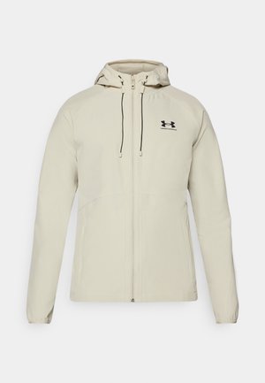 Under Armour STRETCH WOVEN - Vindjakke - khaki base/black