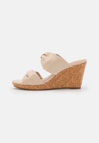 KEY - Mules de salto - ecru