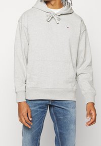 Tommy Jeans Felpa con cappuccio - mottled grey