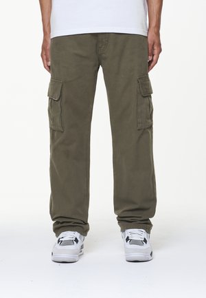 NEIVA PANTS - Cargo hlače - olive green