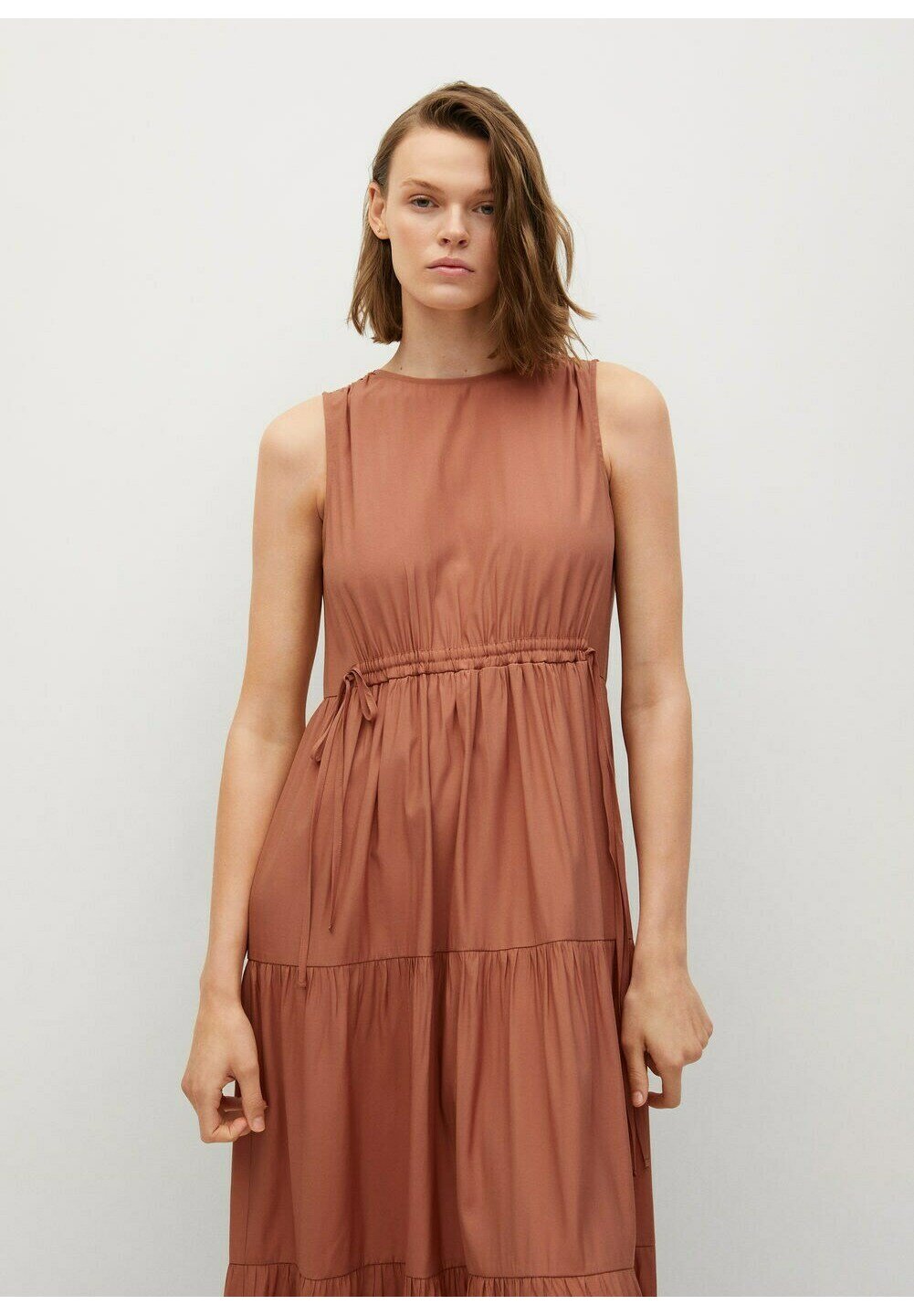 Mango ABRIL - Vestido largo - oranje/naranja - Zalando.es