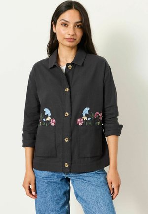 FatFace, REGULAR FIT - ISABELLE EMBROIDERED JACKET - Summer jacket - charcoal grey