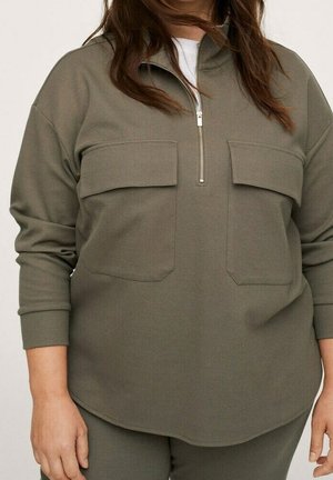 Sweatshirt - khaki