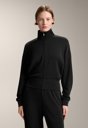 SOFT TOUCH HIGH COLLAR - Sweatjakke - black
