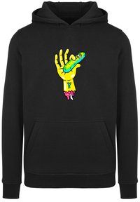 F4NT4STIC RICK AND MORTY PICKLE HAND Sweat à capuche black