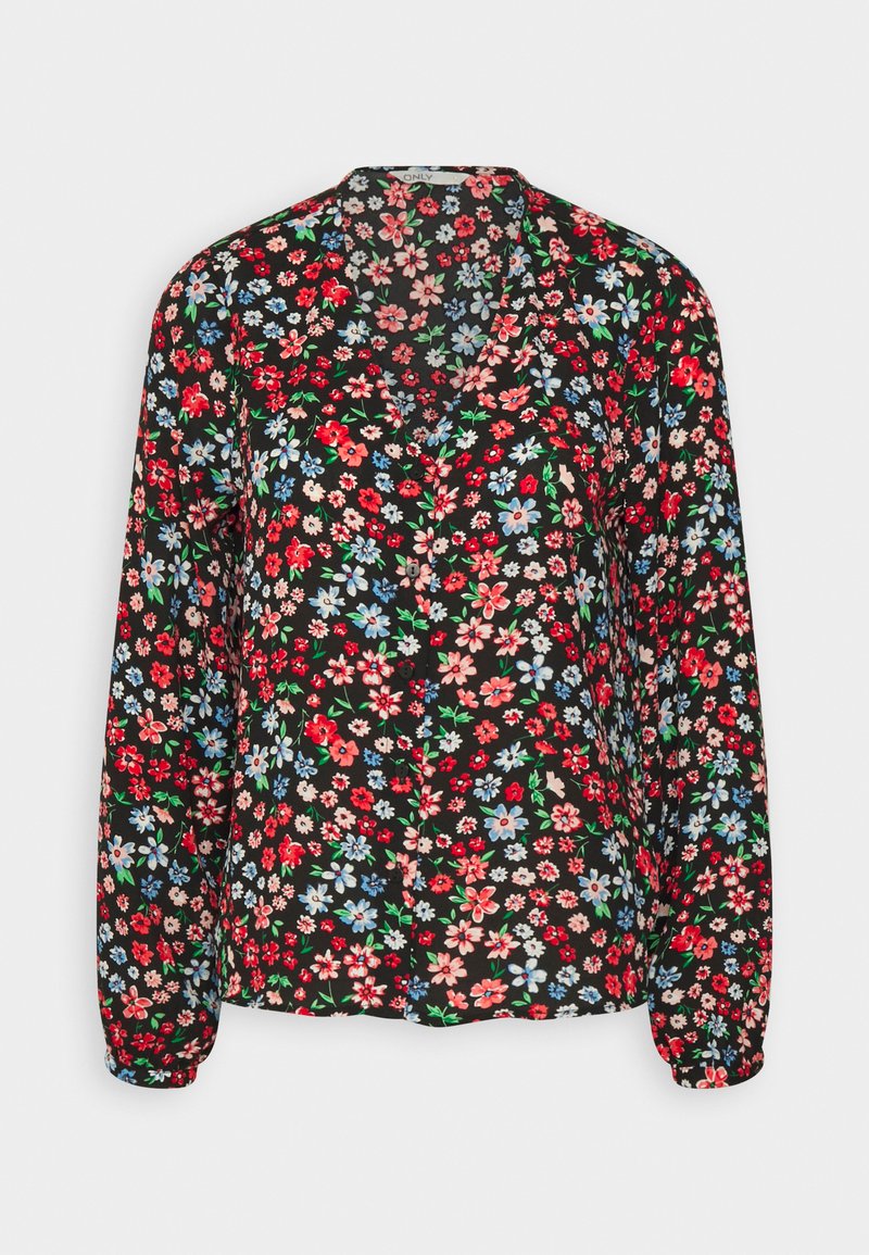 ONLY ONLEMMA BUTTON - Blus - true red/röd - Zalando.se
