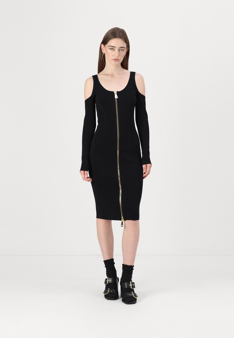 Elisabetta Franchi DRESS - Pletené šaty - nero