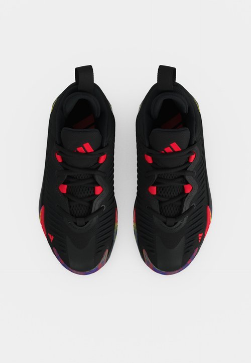 adidas INITIATION UNISEX - Basketball shoes - core black/lucid red/solar purple — photo 5