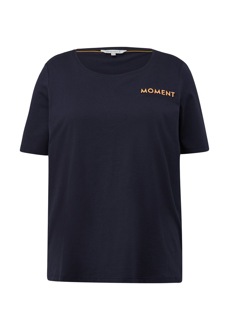 Triangle Printtipaita - navy
