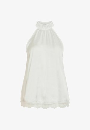 VILA, Halterneck VISOFIE Lace - Blúzka - snow white