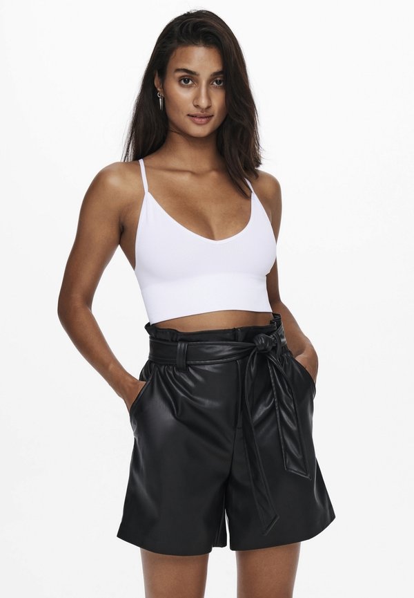 CROP SPAGHETTI 2-ER PACK VICKY  - Bustier - weiß