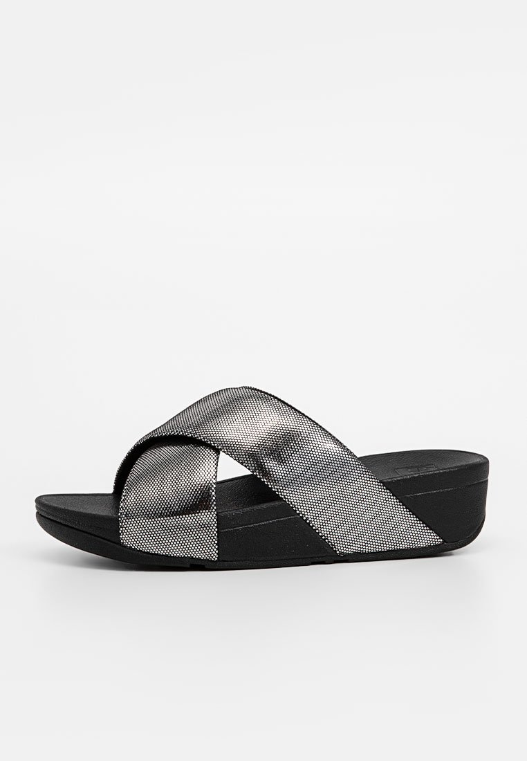 FitFlop Muiltjes zilverkleurig FitFlop Muiltjes zilverkleurig
