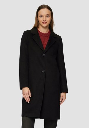 WEICHER WOLLMANTEL - Classic coat - schwarz