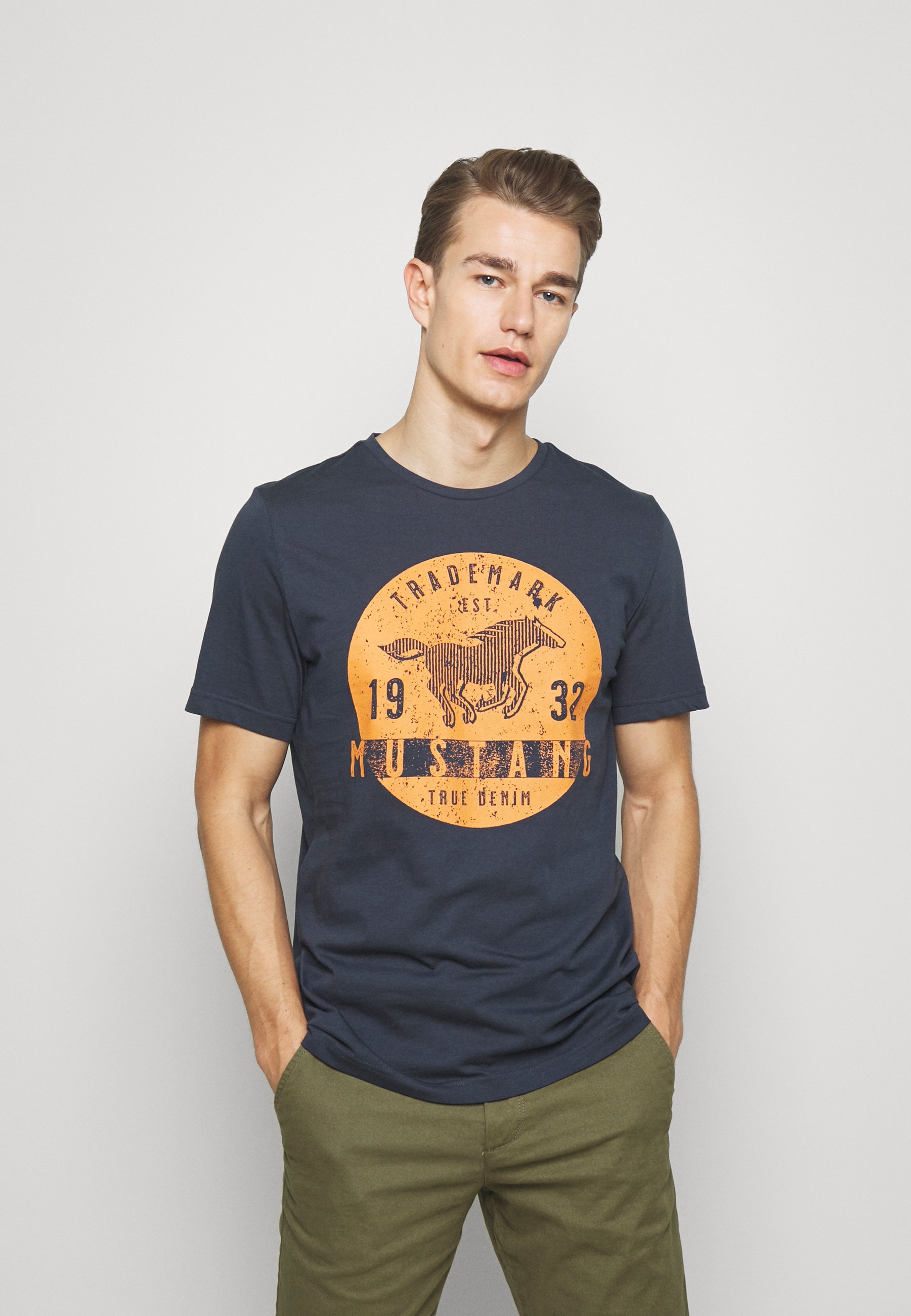 Mustang ALEX T shirts med print blue nights Zalando.no Mustang ALEX - T-shirts med print - limoges