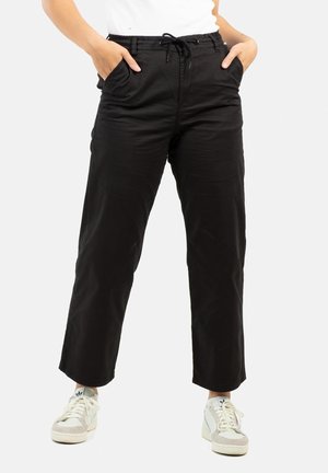 Reell REFLEX WOMEN LW LOOSE CHINO - Stoffhose - black