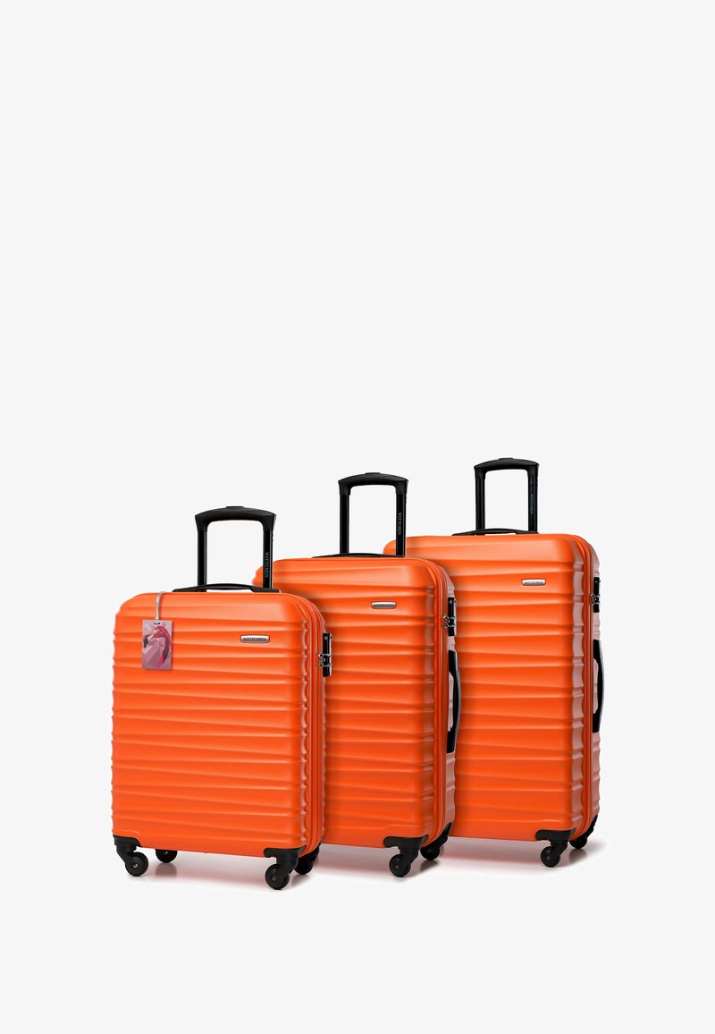 WITTCHEN LUGGAGE SET WITH TAG FROM ABS - Kofferset - orange