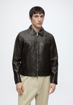AllSaints TUNE JACKET - Veste en cuir - trail brown