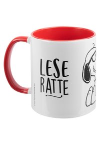 Snoopy THE PEANUTS LESERATTE KAFFEE - Drink bottle - weiß rot