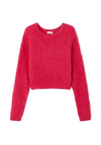 NIBY - Stickad tröja - grenadine