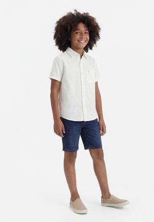 Abercrombie & Fitch SHORT SLEEVE ICON SHIRT - Πουκάμισο - bright white
